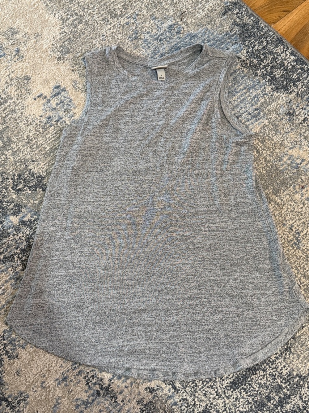 a new day Heather Gray Sleeveless Crewneck Tank Top